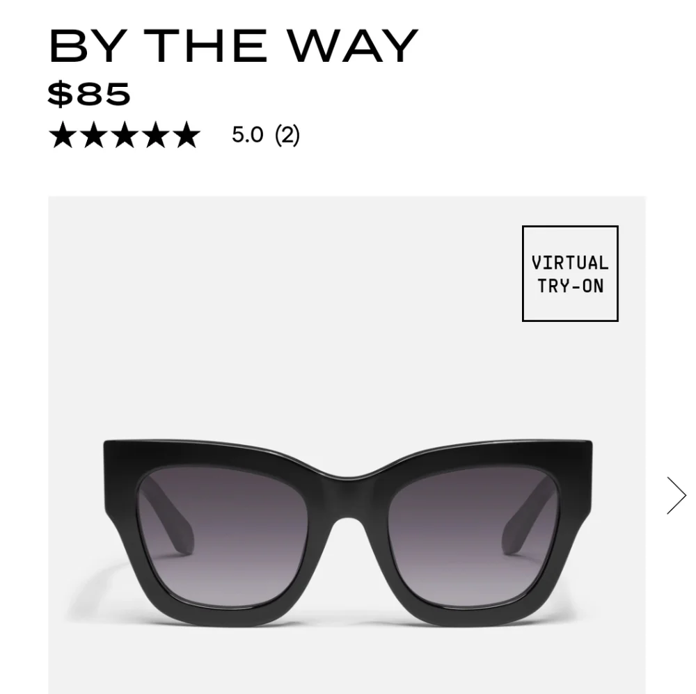 NWT Quay Australia Sunglasses By The Way Oversized Black Smoke - Picture 2 of 8